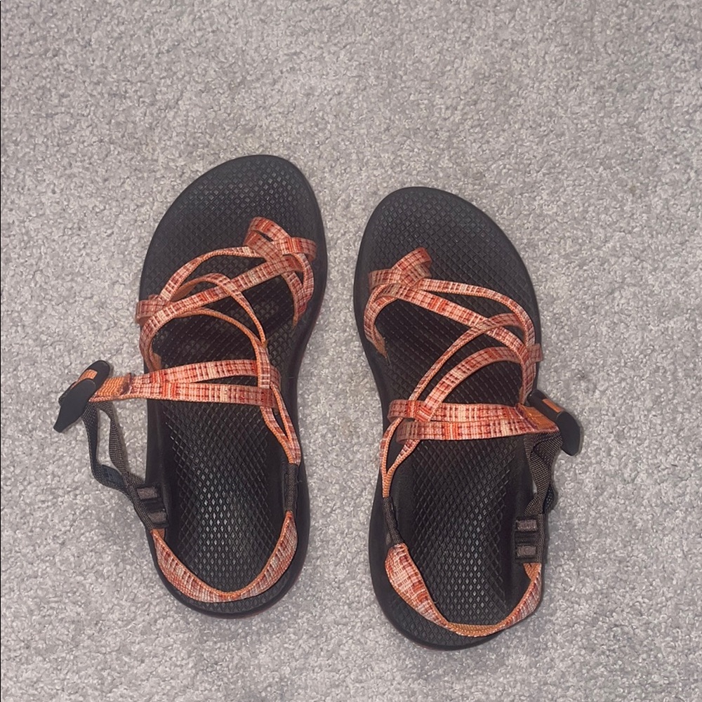 Chaco Brown and Orange Sandals for Casual Comfort